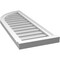 Ekena Millwork Quarter Round Top Left Surface Mount PVC Gable Vent w/ 2"W x 2"P Brickmould Sill Frame, 14"W x 38"H GVPQL14X3803SN - alternate 2